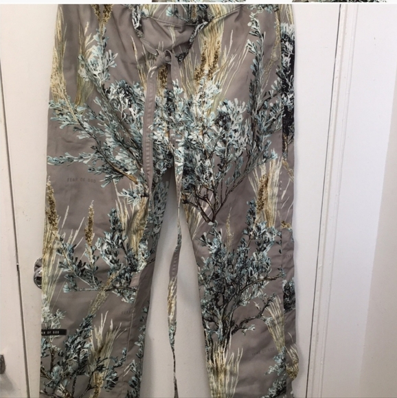 Fear Of God Sixth Collection Camoflauge Nylon Pants New Without Tags - Picture 8 of 9